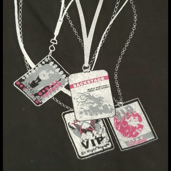 WEAVER concert tag Id Lanyard  graphics  Med. - Picture 2 of 5